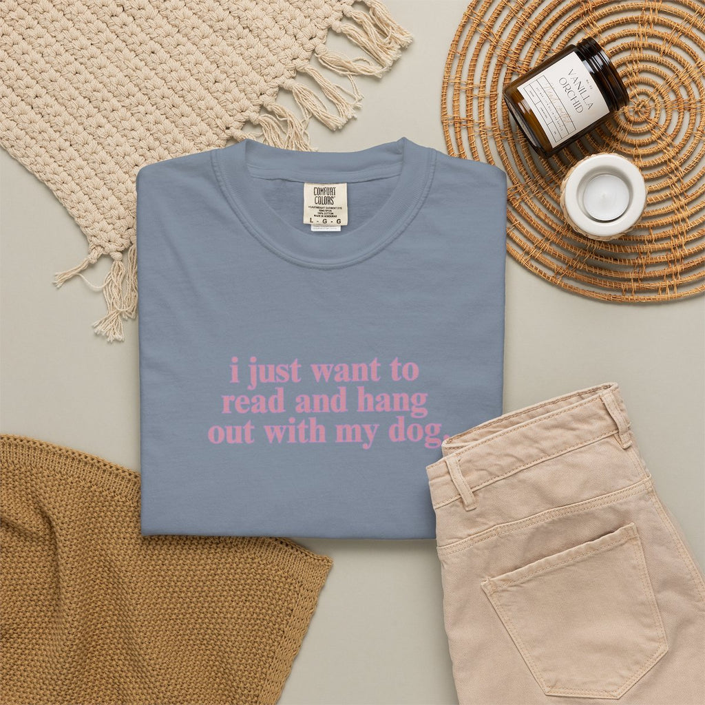 I Just Want to Read and Hang T-shirt