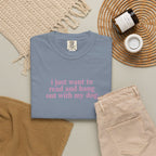 I Just Want to Read and Hang T-shirt