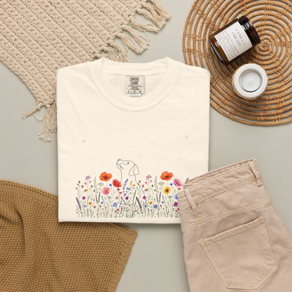 Among the Flowers and the Stars  T-shirt