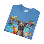 French Bulldog Pool Party T-shirt.