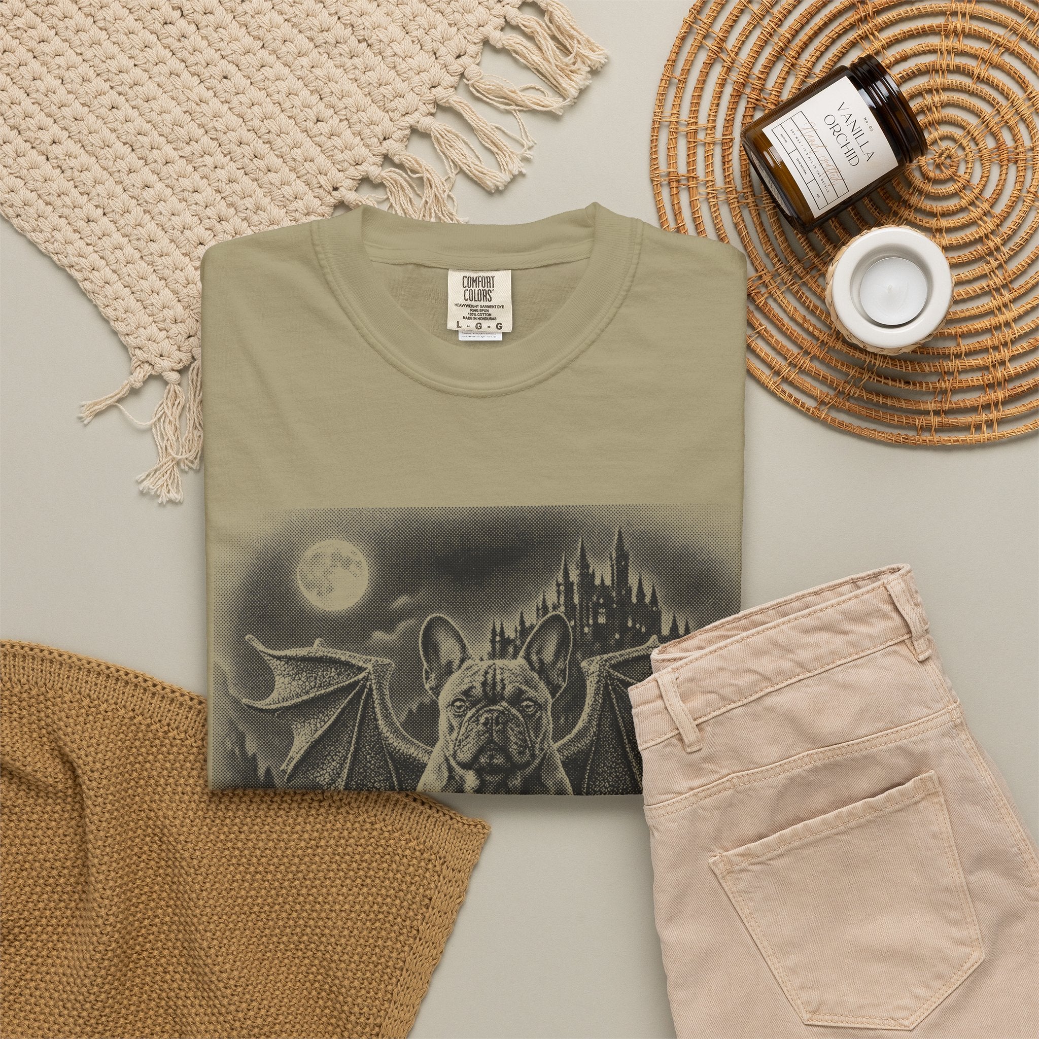 Mythic Guardian French Bull Dog T-Shirt