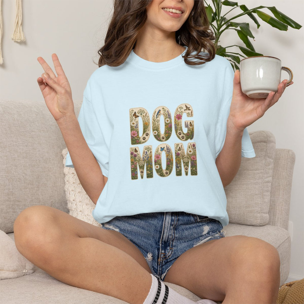 Wildflower Meadow Dog Mom T-shirt