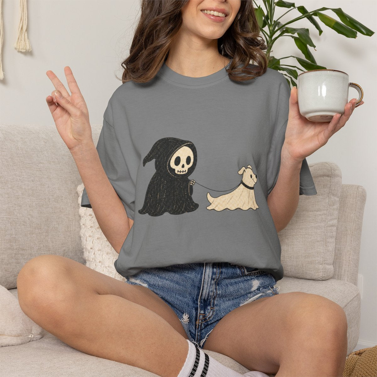 Reaper Walks the Dog T-shirt