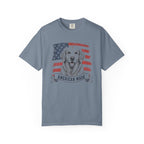 Golden Retriever American Made USA flag T-shirt