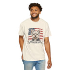 Yorkshire Terrier American Made USA flag T-shirt