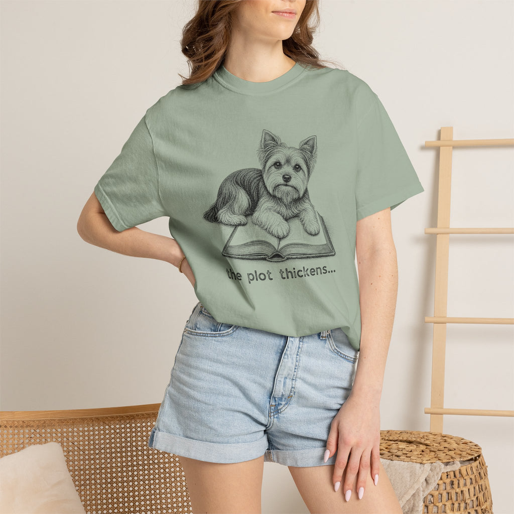 Yorkshire Terrier The Plot Thickens T-shirt