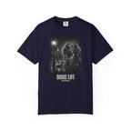 Long-Haired Dachshund Doxie Life Film Noir Movie Poster T-shirt