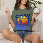 Stay Wild Big Foot and Dog T-shirt