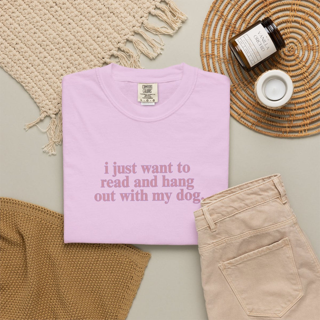 I Just Want to Read and Hang T-shirt