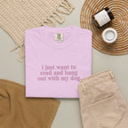 I Just Want to Read and Hang T-shirt