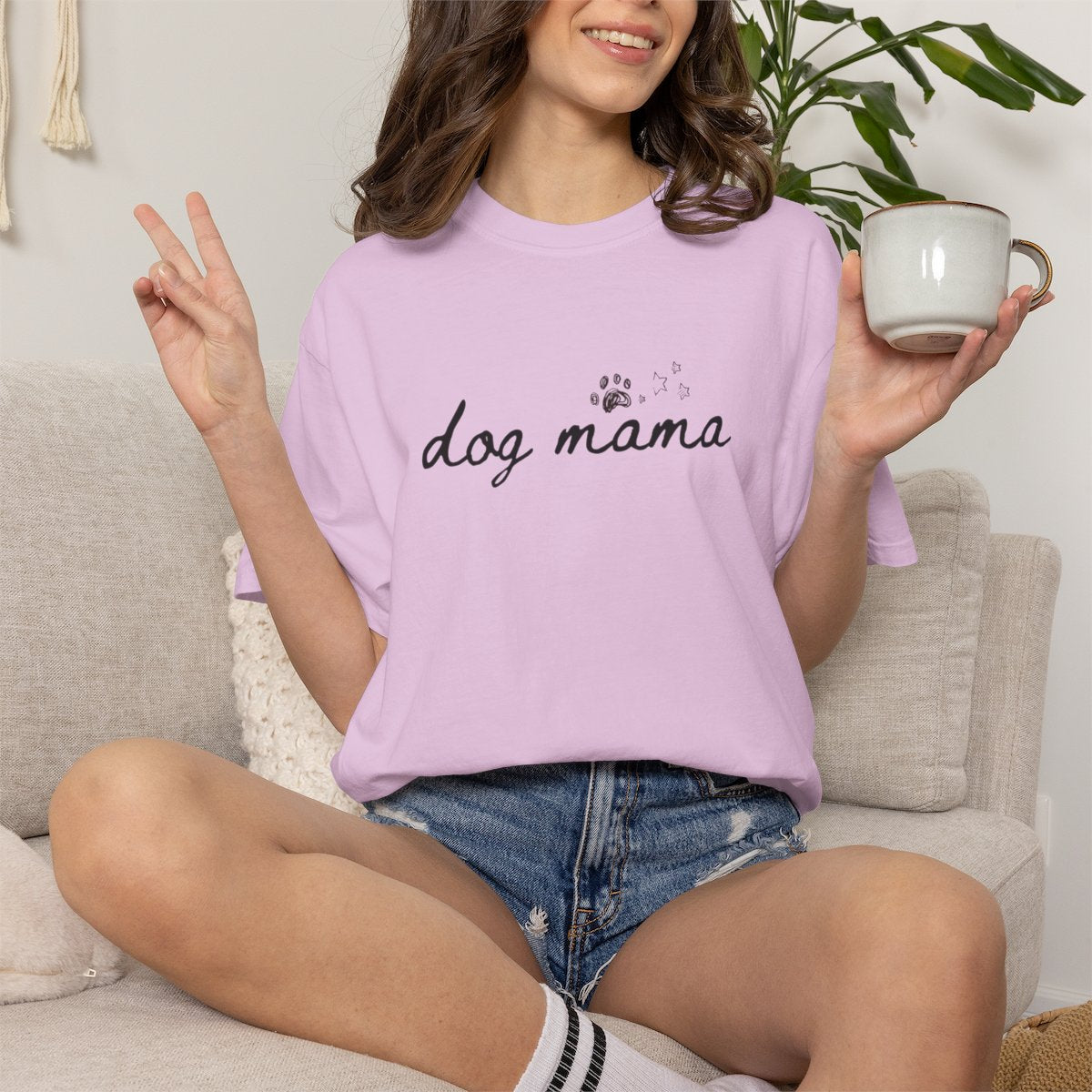 Dog Mama Paws & Stars T-shirt