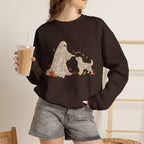 Lace Ghost and Dog Boooo-p Sweatshirt
