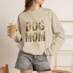 Dog Mom Wildflower Crewneck Sweatshirt