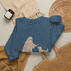 Lace Ghost and Dog Boooo-p Sweatshirt