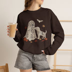 Lace Ghost with Lace Dog in Autumn T-shirt