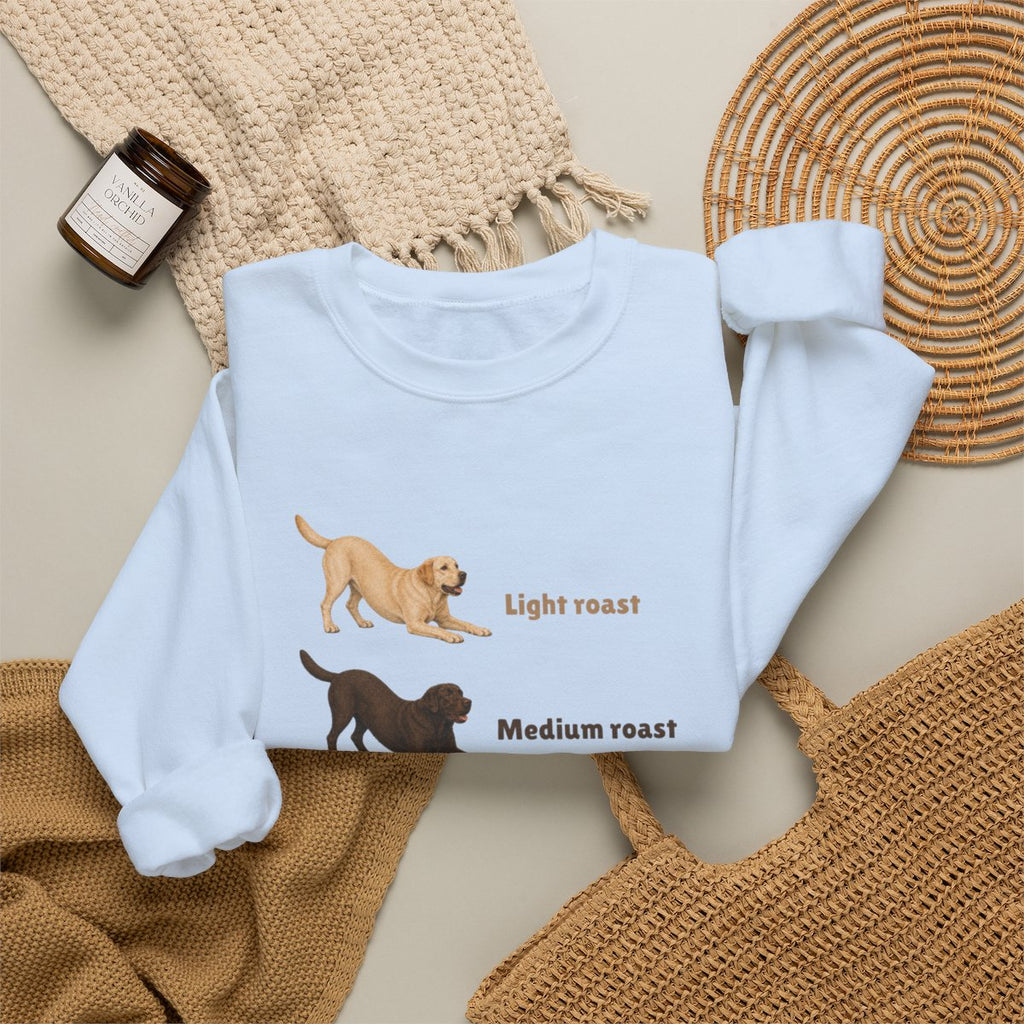 Coffee and a Lab Crewneck Sweatshirt