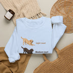Coffee and a Lab Crewneck Sweatshirt