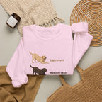 Coffee and a Lab Crewneck Sweatshirt