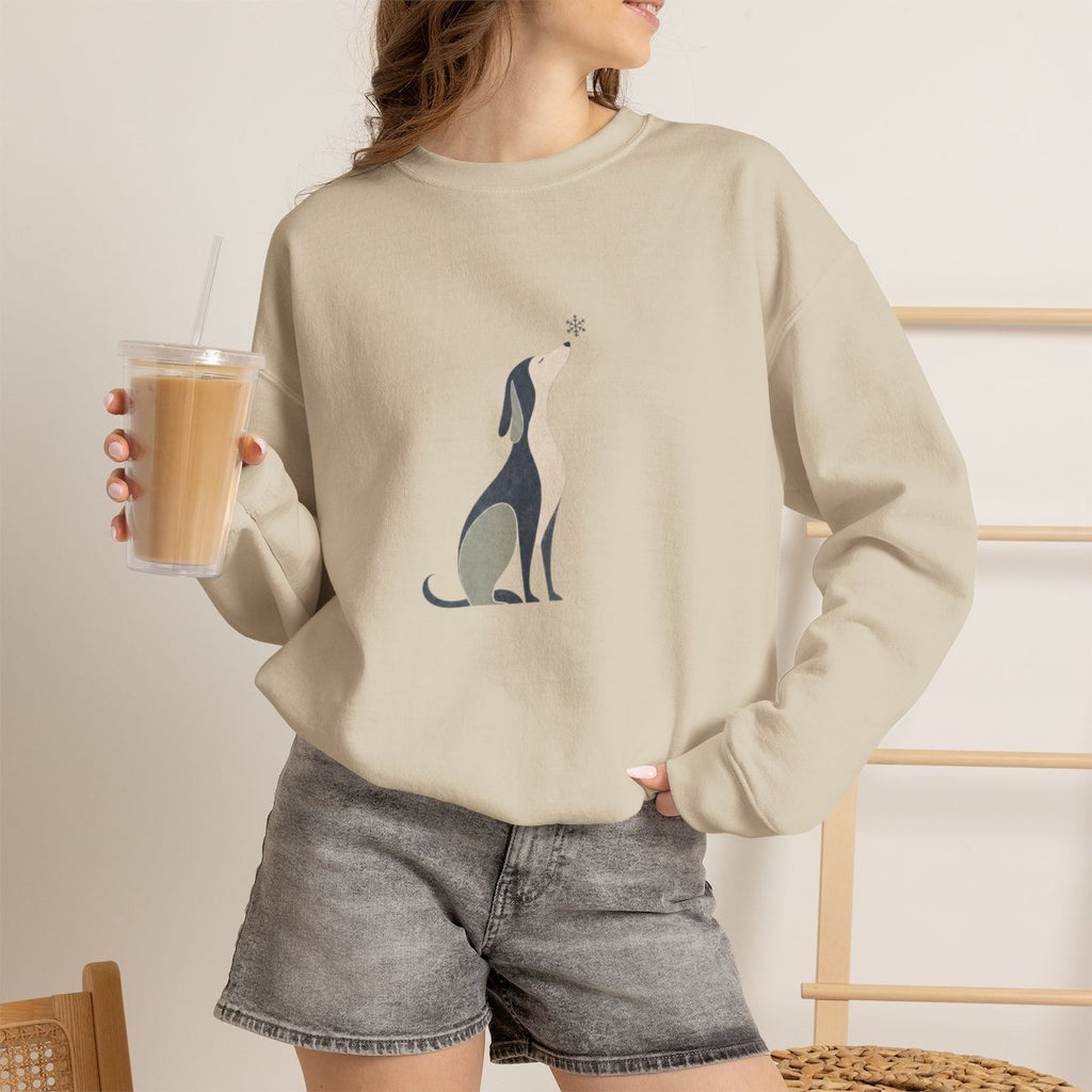 When the Snow Flies Dog T-shirt