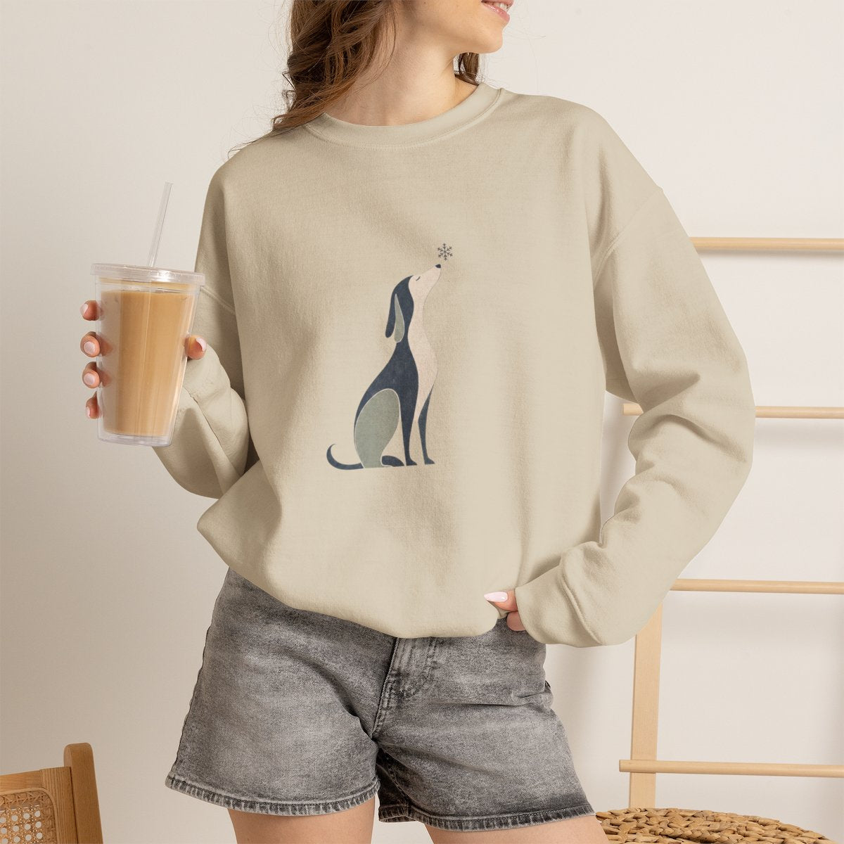 When the Snow Flies Dog T-shirt