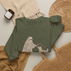 Lace Ghost and Dog Boooo-p Sweatshirt