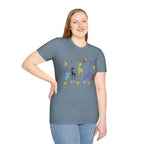 Retro Atomic Dogs Graphic T-Shirt – Mid Century Modern Dog Lover Tee