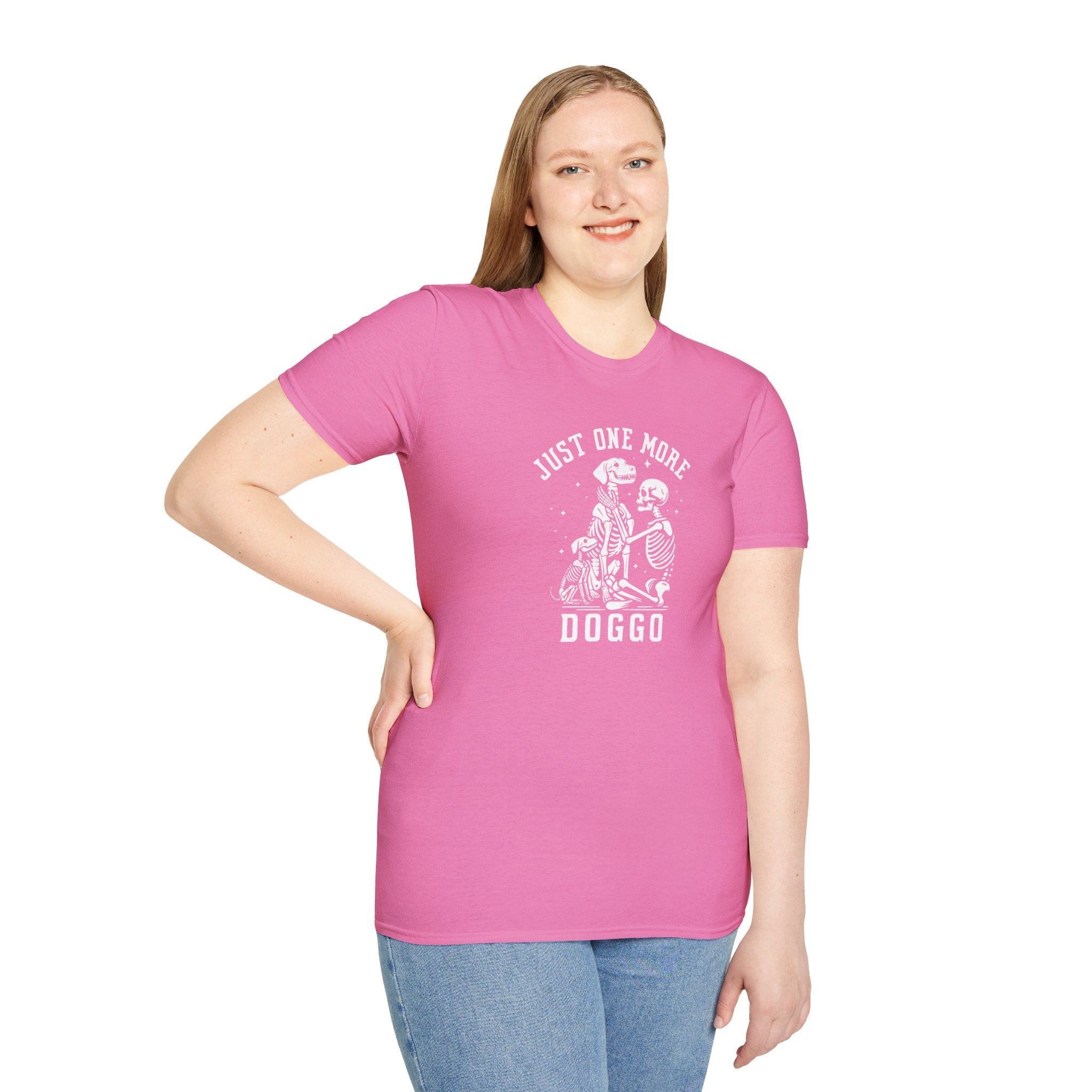 Just One More Doggo Adoption Shirt | Skeleton Rescue Dog Lover T-shirt