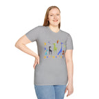 Retro Atomic Dogs Graphic T-Shirt – Mid Century Modern Dog Lover Tee