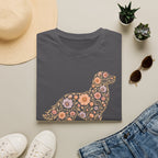 Golden Retriever Floral T-shirt