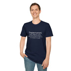 Dogtrovert Definition T-shirt. Prefers the company of dogs over the company of people.
