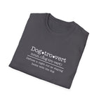 Dogtrovert Definition T-shirt. A Night out is staying home with the dog.