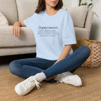 Dogtrovert Definition T-shirt. Prefers the company of dogs over the company of people.