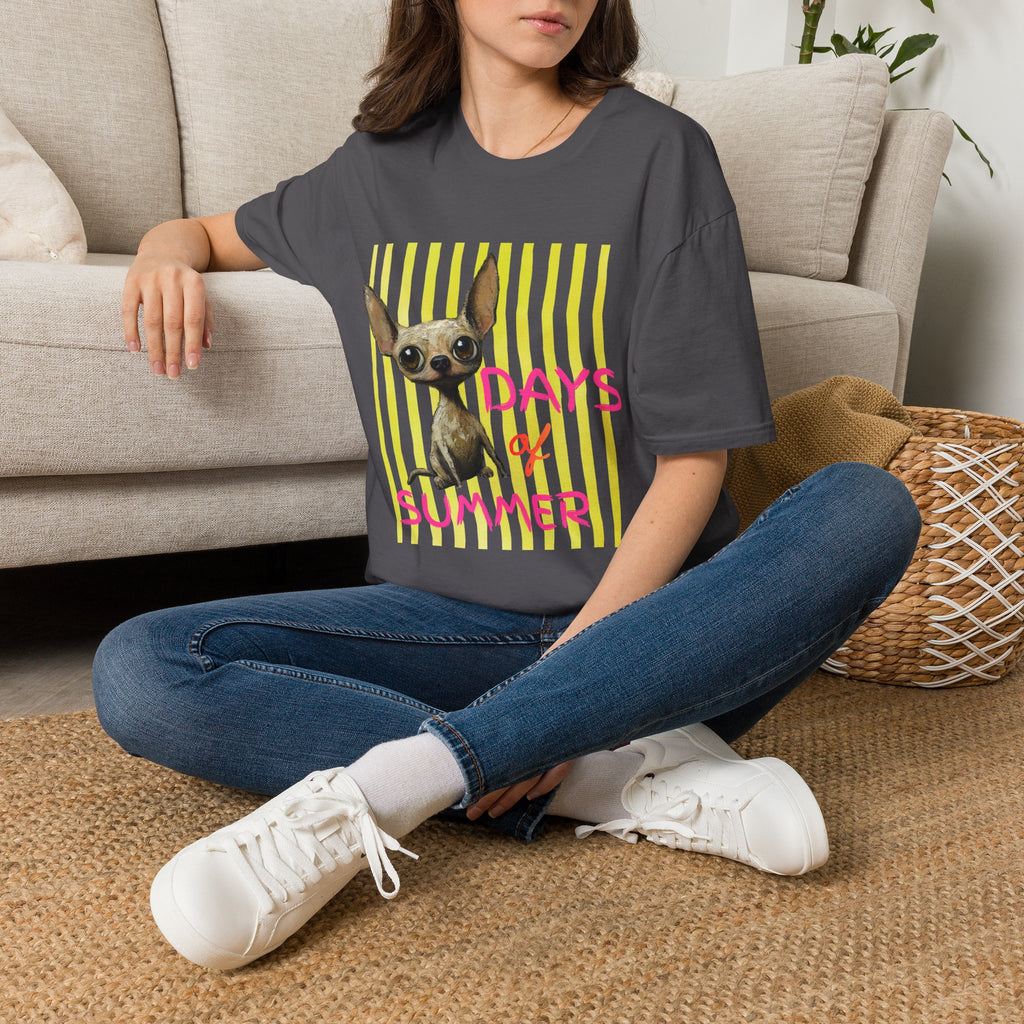 Dog Days of Summer Chihuahua Graphic T-Shirt