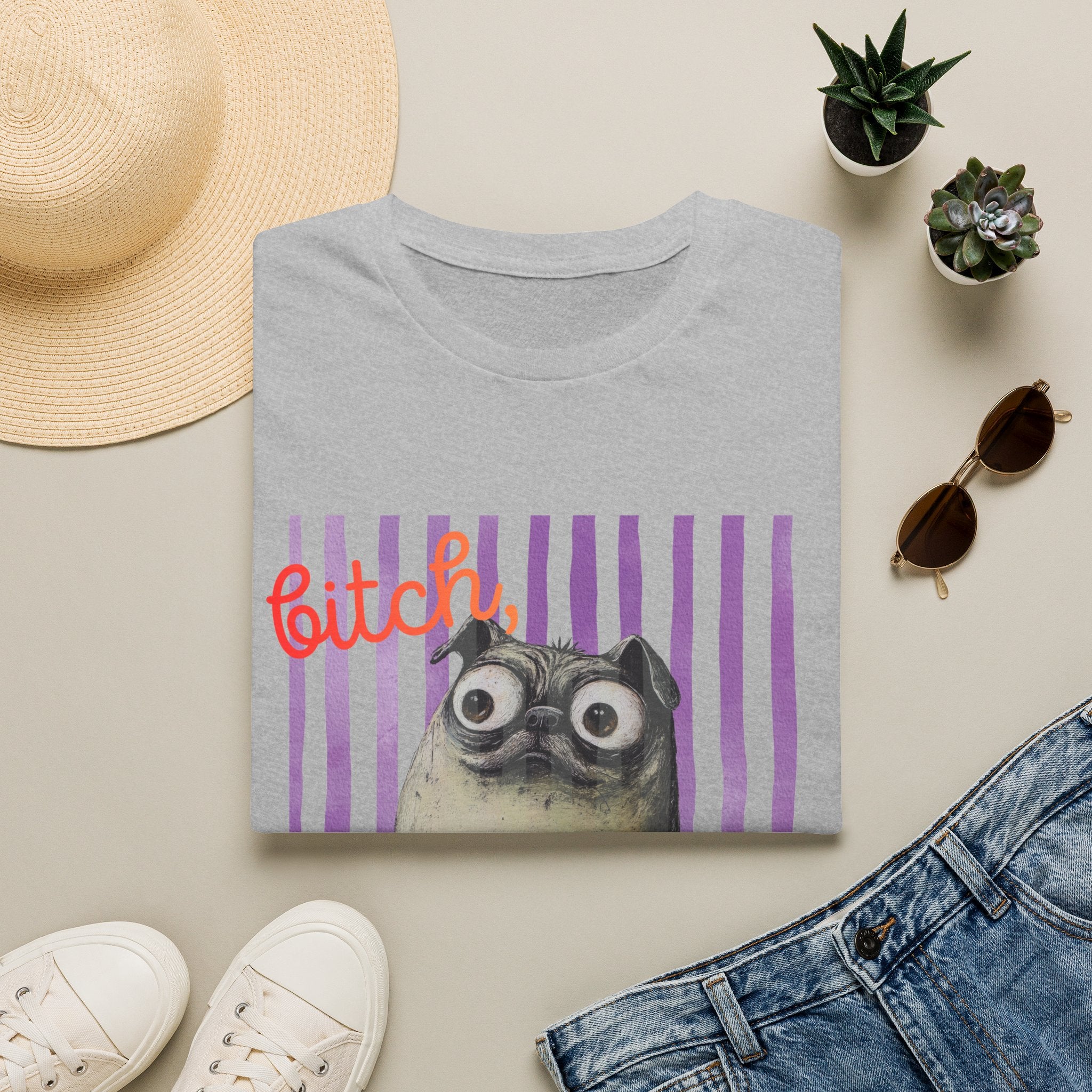 Funny Pug T-Shirt, Bitch Please Tee, My Pug is Judging You
