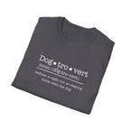 Dogtrovert Definition T-shirt. Defines a Night Out as a Night in...with the dog
