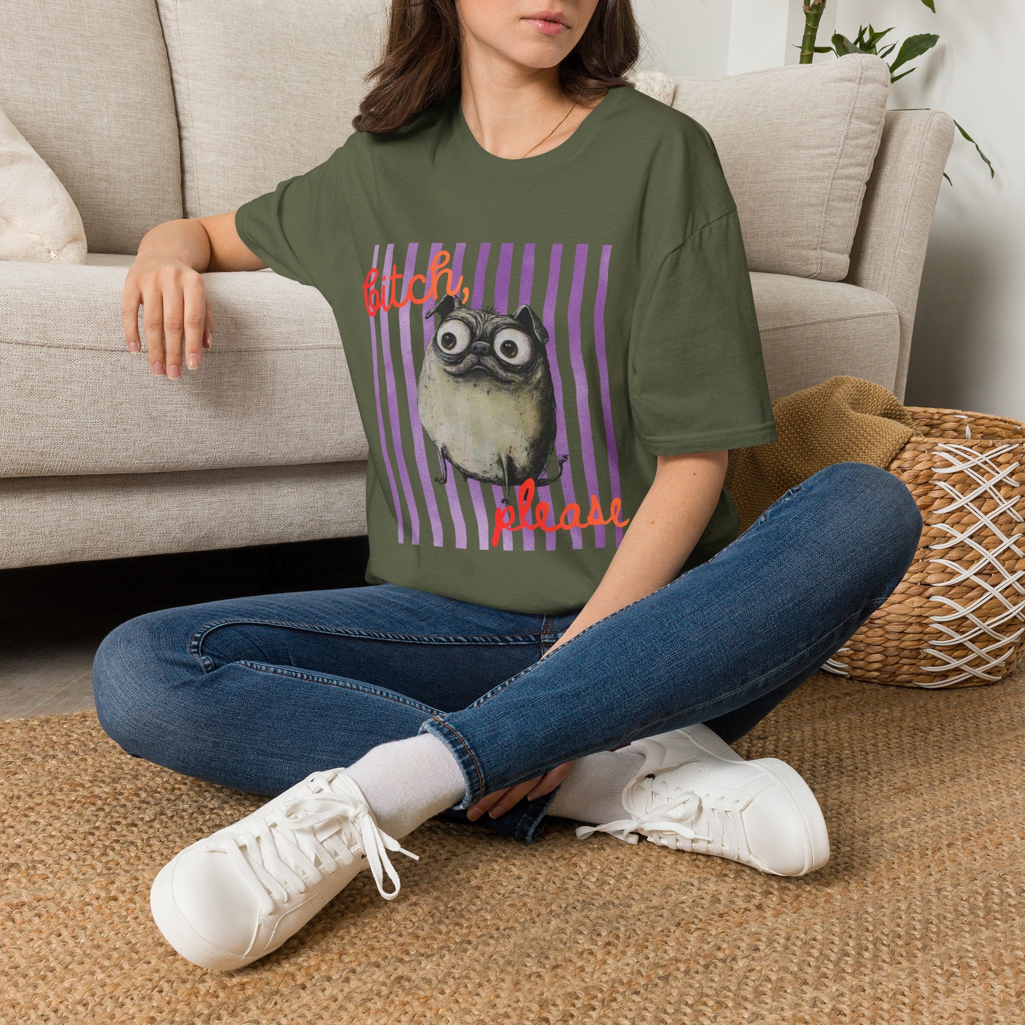 Funny Pug T-Shirt, Bitch Please Tee, My Pug is Judging You