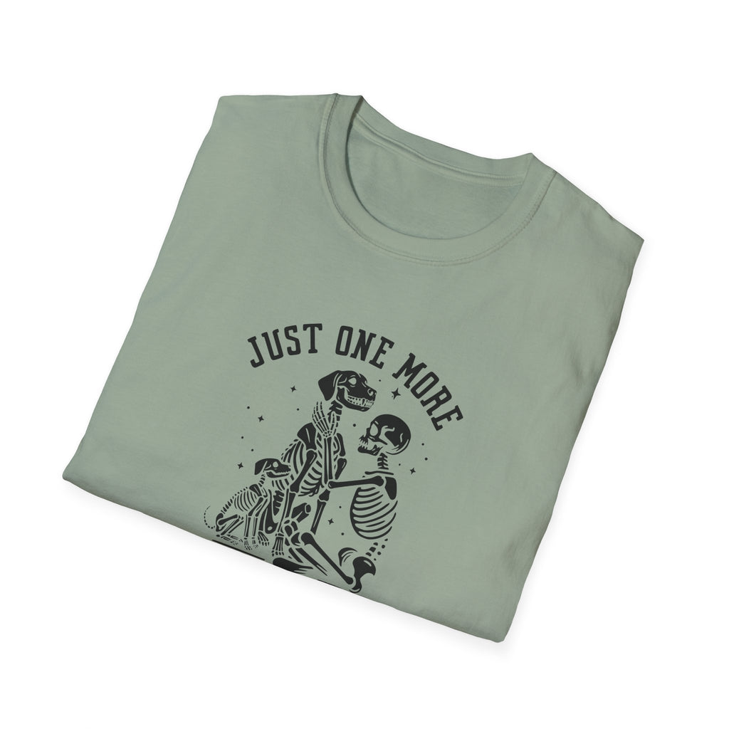 Just One More Doggo Adoption Shirt | Skeleton Rescue Dog Lover T-shirt