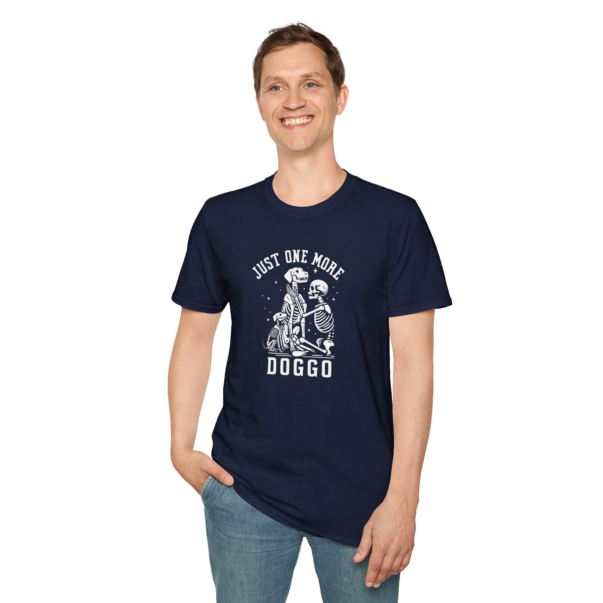Just One More Doggo Adoption Shirt | Skeleton Rescue Dog Lover T-shirt