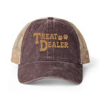 Treat Dealer Embroidered Leopard Trucker Hat